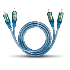OEHLBACH Art. No. 92020 ICE BLUE LF AUDIO RCA PHONO CABLE Blue 1m STARPBLOKU KABELIS