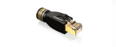 VIABLUE™ EP-7 Item-No.: 21912 SILVER RJ-45 CAT6A ETHERNET CABLE 1pc. 200 cm STARPBLOKU KABELIS