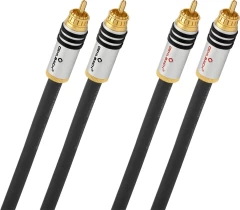 OEHLBACH Art. No. 2089 2RCA-2RCA kabelis NF 14 Master Set Symm. 2x1.75m Platinum STARPBLOKU KABELIS