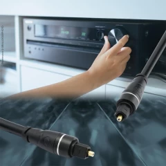 OEHLBACH Art. No. 33132 Select Opto Link Toslink 1.5m Black OPTISKAIS KABELIS