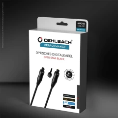 OEHLBACH Art. No. 66103 Opto Star 1.5m Black OPTISKAIS KABELIS