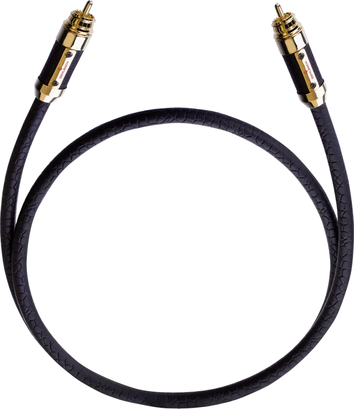 OEHLBACH Art. No. 13826 Black Connection Digital Cable 1.0m KOAKSIĀLAIS KABELIS