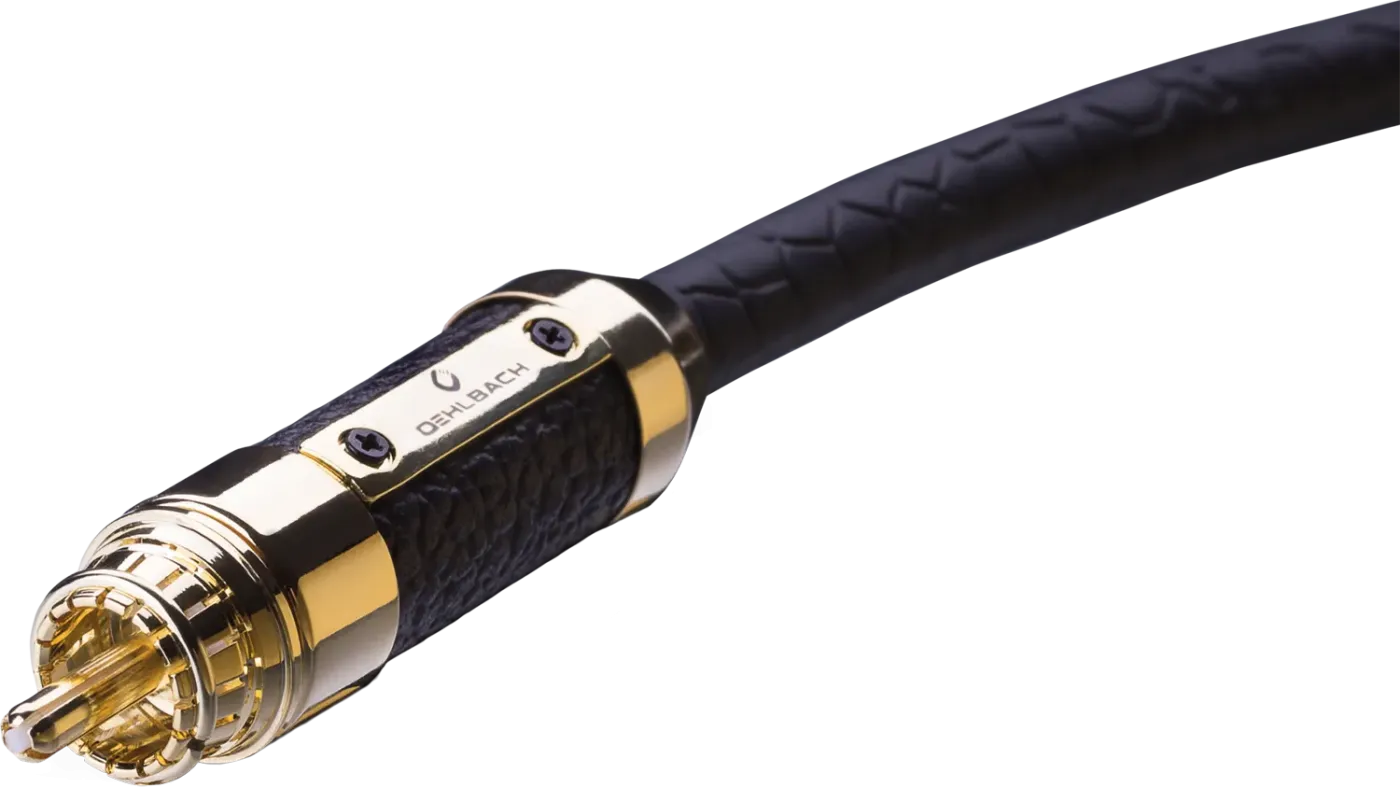 OEHLBACH Art. No. 13826 Black Connection Digital Cable 1.0m KOAKSIĀLAIS KABELIS