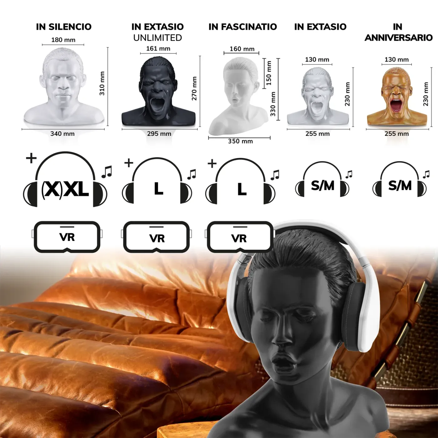 OEHLBACH Art. No. 35440 In Fascenatio Headphone stand AKSESUĀRI AUSTIŅĀM