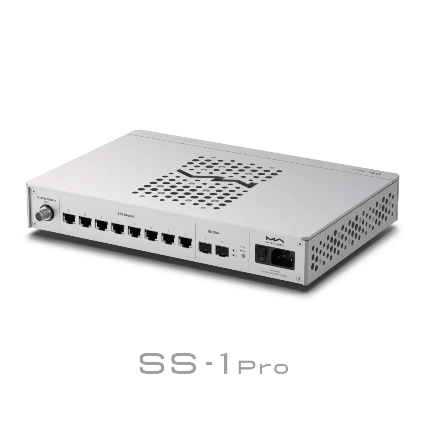MATRIX AUDIO SS-1 PRO SILVER AUDIO GRADE NETWORK SWITCH ADAPTERIS / PĀRVEIDOTĀJS