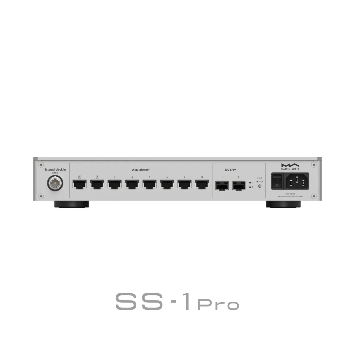 MATRIX AUDIO SS-1 PRO SILVER AUDIO GRADE NETWORK SWITCH ADAPTERIS / PĀRVEIDOTĀJS