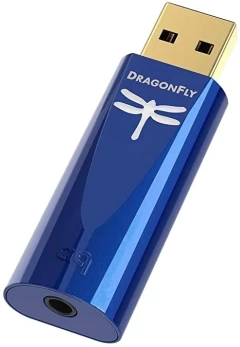 AUDIOQUEST DragonFly Cobalt USB DAC + Preamp + Headphone Amp ADAPTERIS / PĀRVEIDOTĀJS