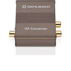 OEHLBACH Art. No. 6064 DA CONVERTER DIGITAL-ANALOGUE CONVERTER, DIGITAL-COAXIAL AND DIGITAL-OPTICAL INPUT ADAPTERIS / PĀRVEIDOTĀJS