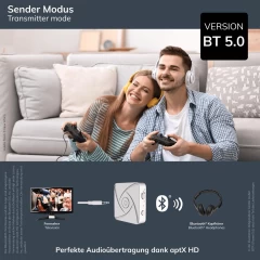 OEHLBACH Art. No. 6050 BTR Extreme Bluetooth 5.0 Signāla raidītājs / uztvērējs Black ADAPTERIS / PĀRVEIDOTĀJS