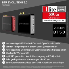 OEHLBACH Art. No. 6052 BTR Evolution 5.0 Bluetooth Signāla raidītājs / uztvērējs Silver ADAPTERIS / PĀRVEIDOTĀJS