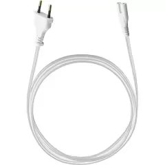 OEHLBACH Art. No. 17049 Powercord C7 1.5m White STRĀVAS KABELIS / FILTRS