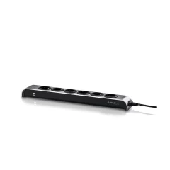 OEHLBACH Art. No. 17010 POWER SOCKET 505 Dark Grey Multi kontaktligzdu  strāvas filtrs ar 2 USB pieslēgvietām STRĀVAS KABELIS / FILTRS