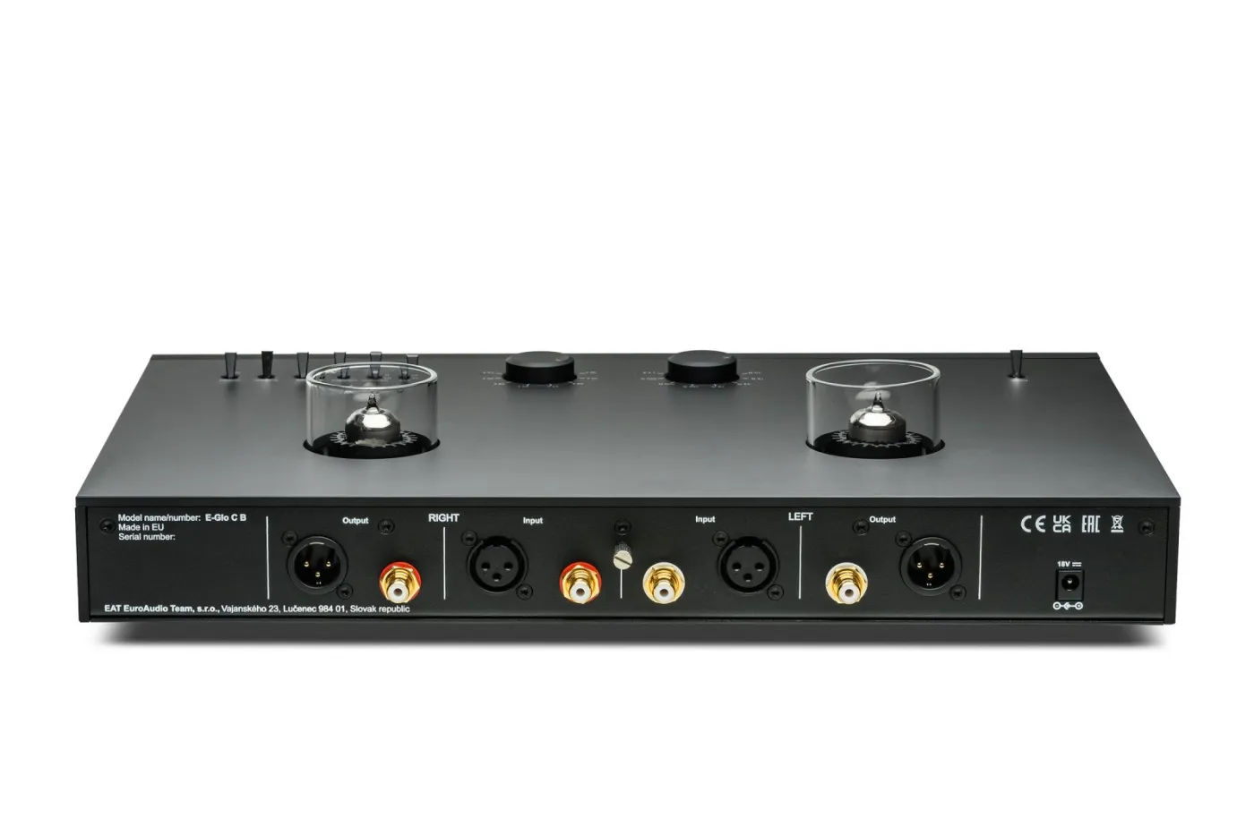 E.A.T. E-GLO C B BLACK Phono Stage AKSESUĀRI VINILA ATSKAŅOTĀJAM