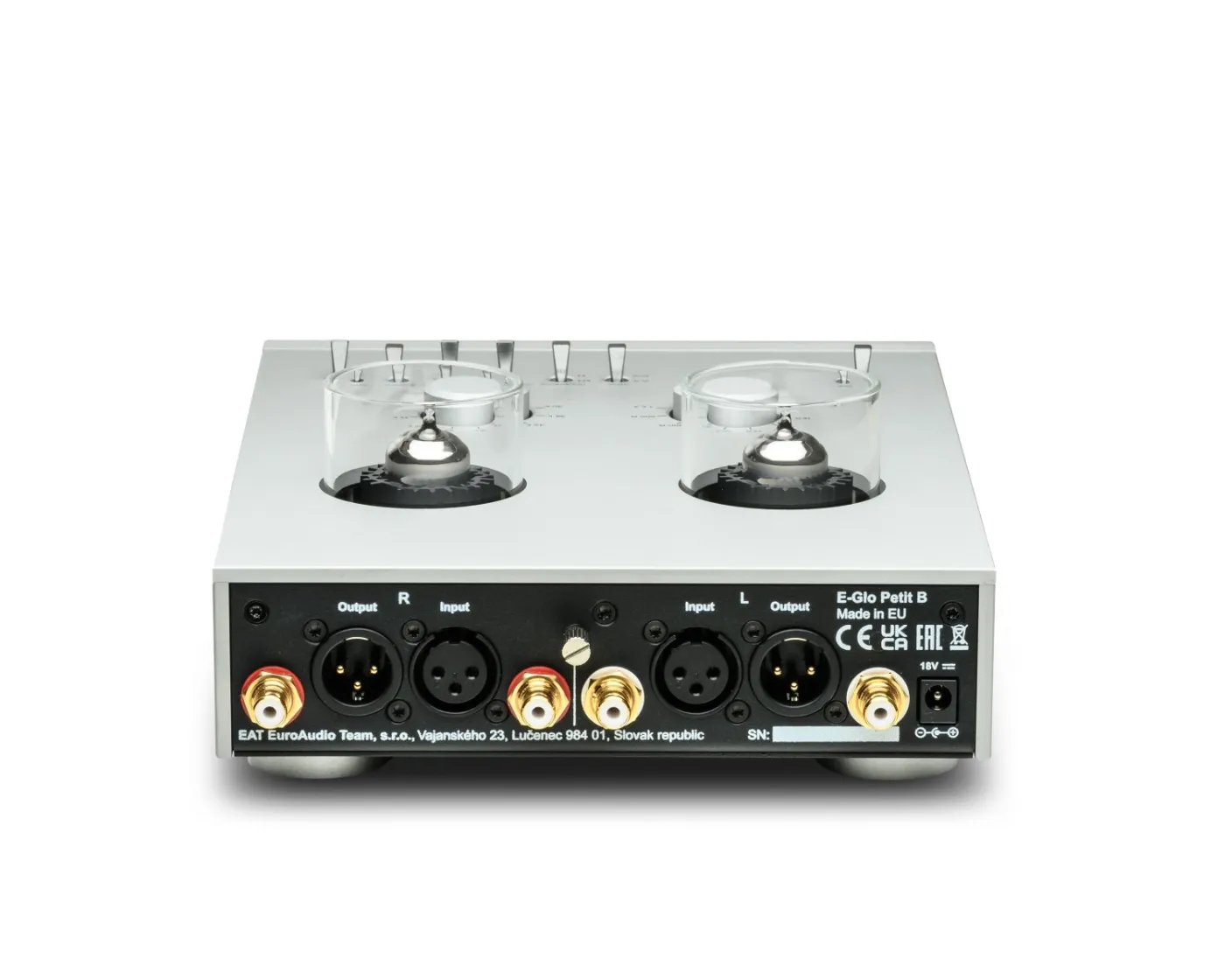E.A.T. E-GLO PETIT B SILVER Phono Stage AKSESUĀRI VINILA ATSKAŅOTĀJAM