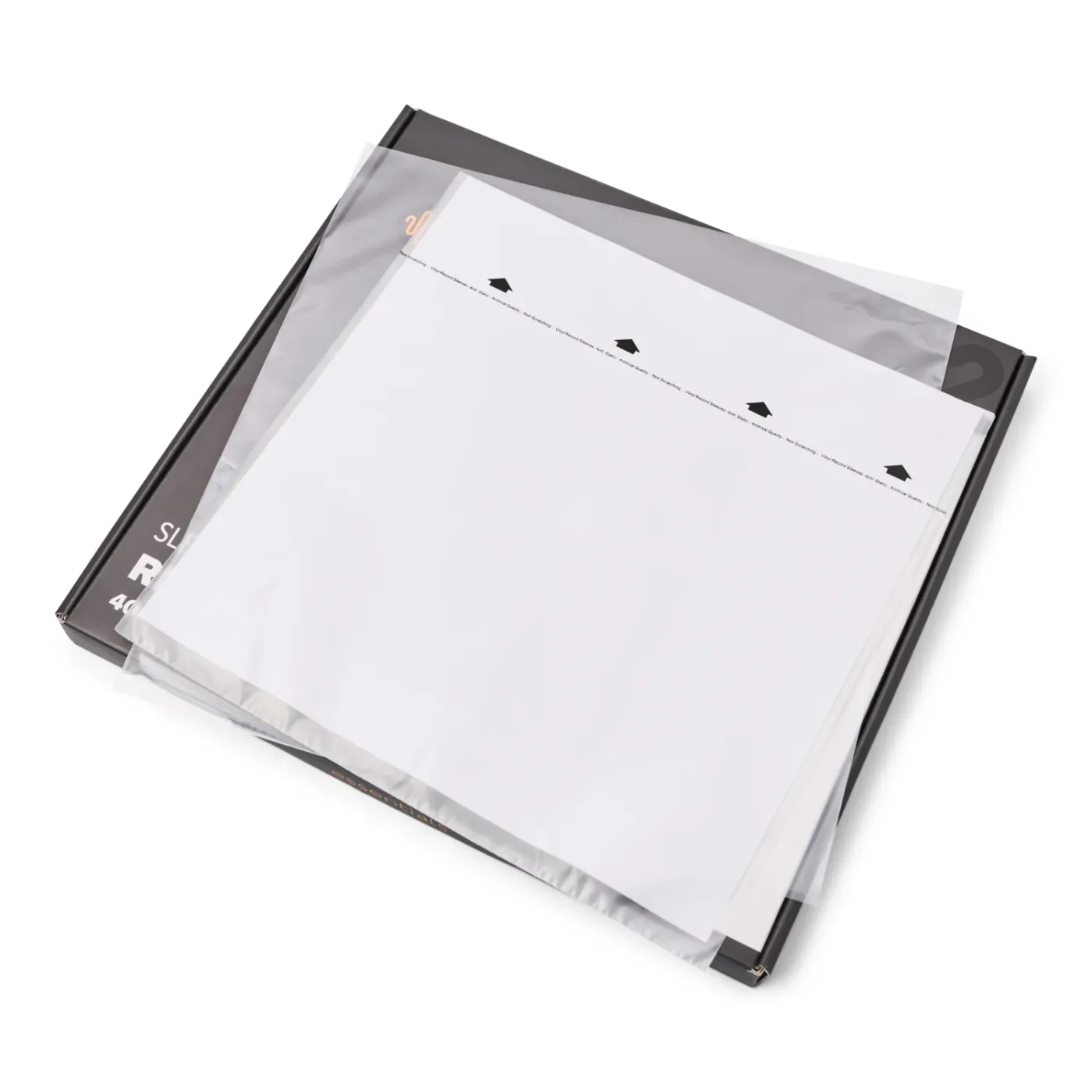 ESSENTIALS TT SLEEVES BOX 40 Apvalks AKSESUĀRI VINILA ATSKAŅOTĀJAM