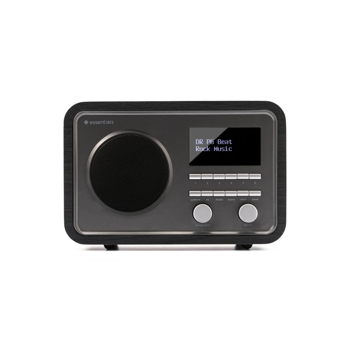 ESSENTIALS RADIO 1 BLACK (PVC) DAB+ / FM RADIO