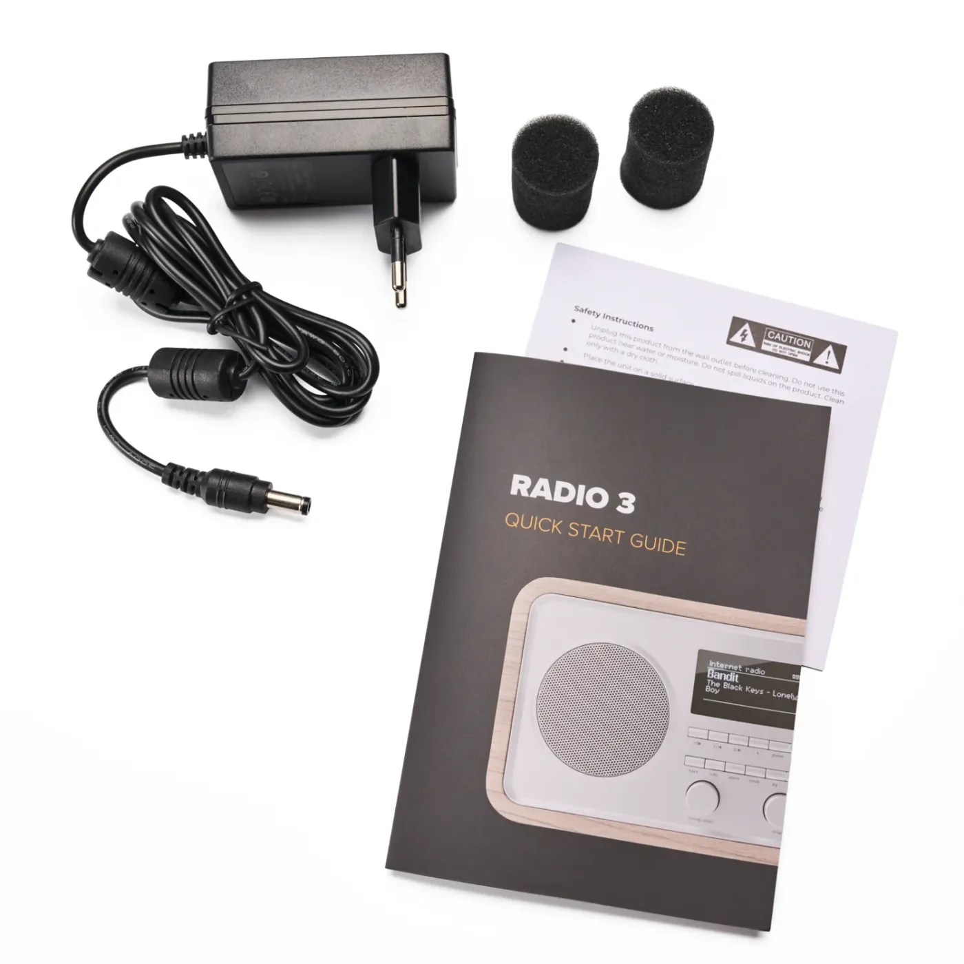 ESSENTIALS RADIO 3 ASH (PVC) Internet Radio DAB+ / FM RADIO