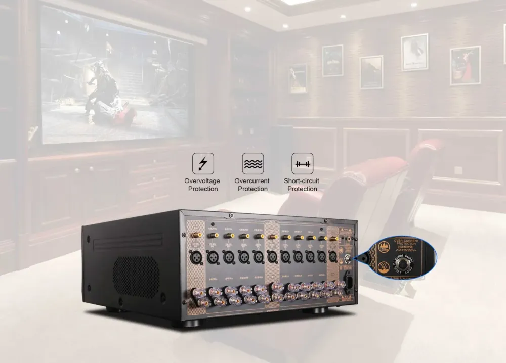 TONEWINNER AD-8300PA BLACK 11 KANĀLU JAUDAS PASTIPRINĀTĀJS