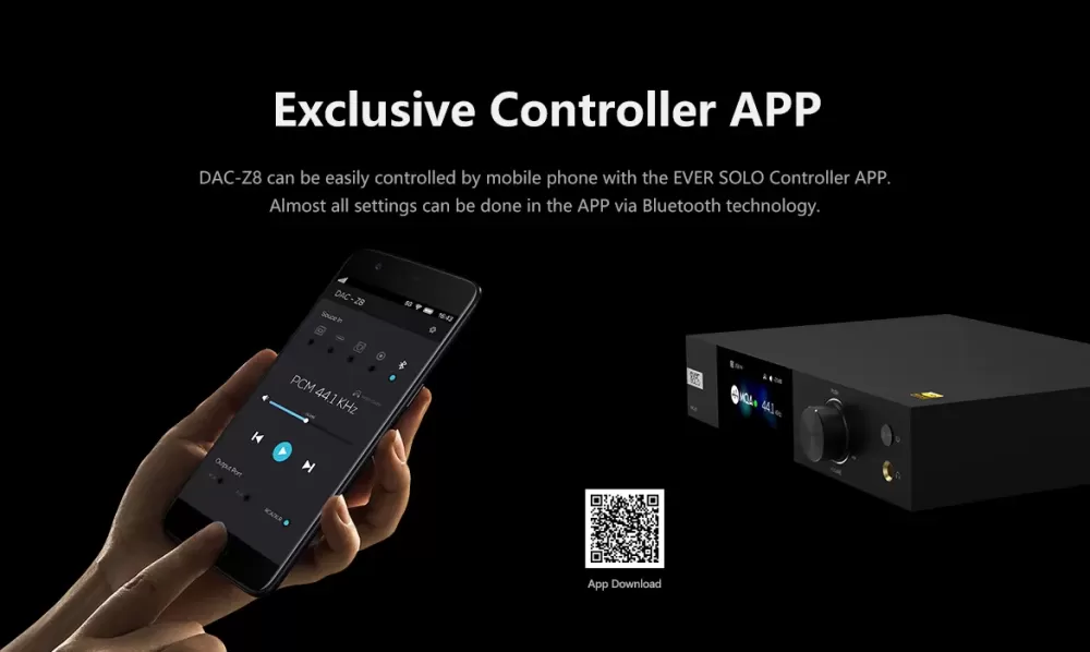 EVERSOLO DAC-Z8 BLACK DAC / CIPARU ANALOGAIS PĀRVEIDOTĀJS (DAC)