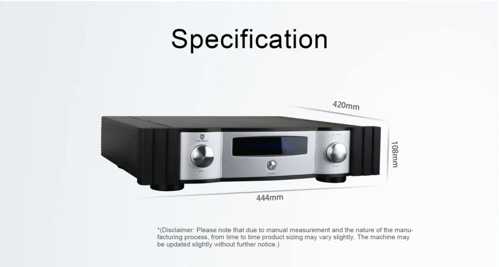 TONEWINNER AD-1PRE+ BLACK PRIEKŠPASTIPRINĀTĀJS