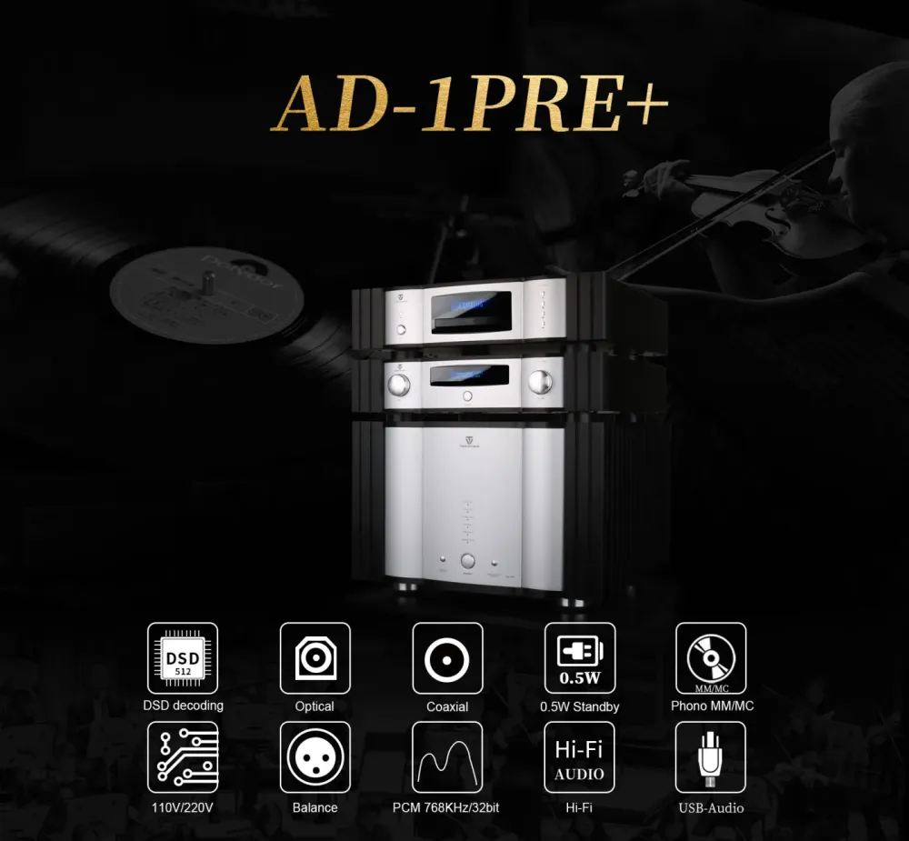 TONEWINNER AD-1PRE+ SILVER PRIEKŠPASTIPRINĀTĀJS