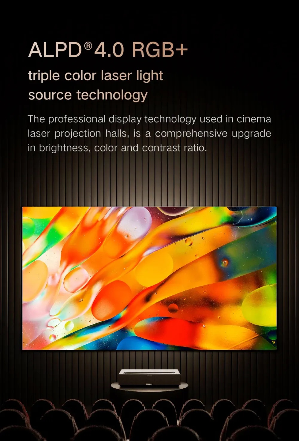 FORMOVIE THEATER 4K ULTRA SHORT THROW LASER PROJEKTORS