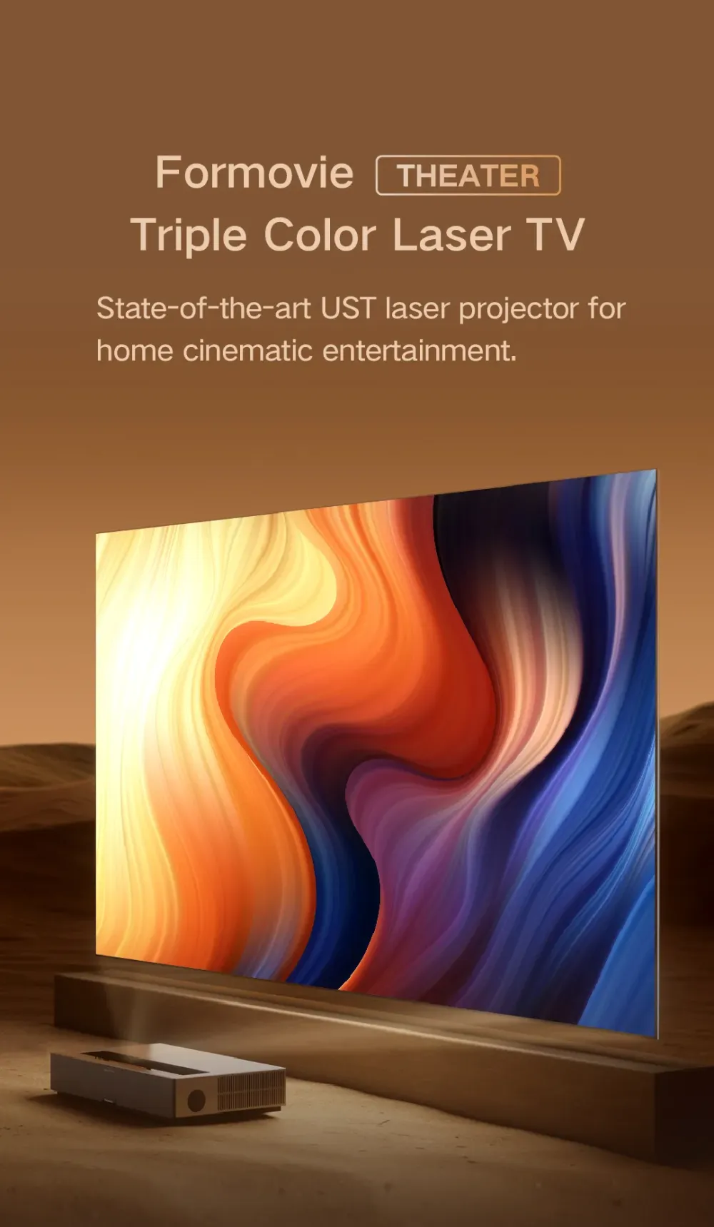 FORMOVIE THEATER 4K ULTRA SHORT THROW LASER PROJEKTORS