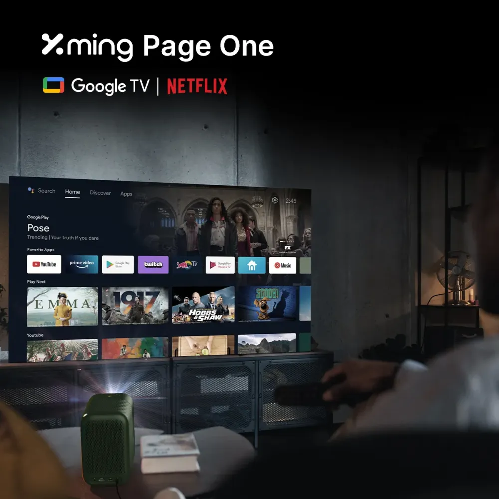 XMING PAGE ONE Google TV LCD PROJEKTORS