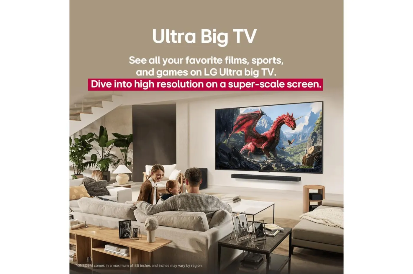 LG 86QNED9MA3B miniLED TV MINI LED